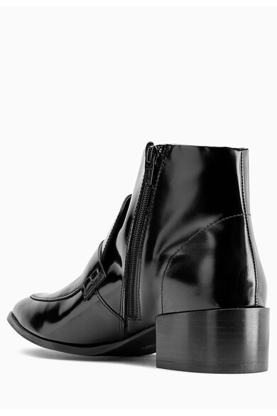 NEXT Ghete loafer negre de piele Femei