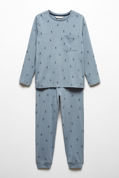 Mango Skiers pizsama foltzsebbel a mellrészén Fiú