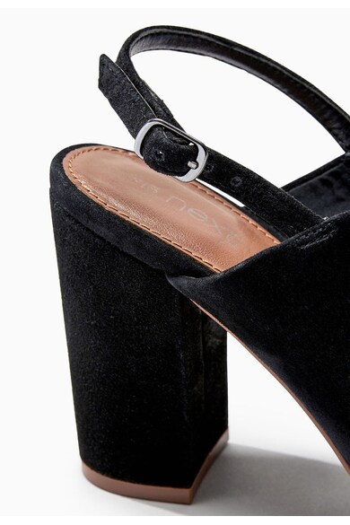 NEXT Черни велурени обувки Жени