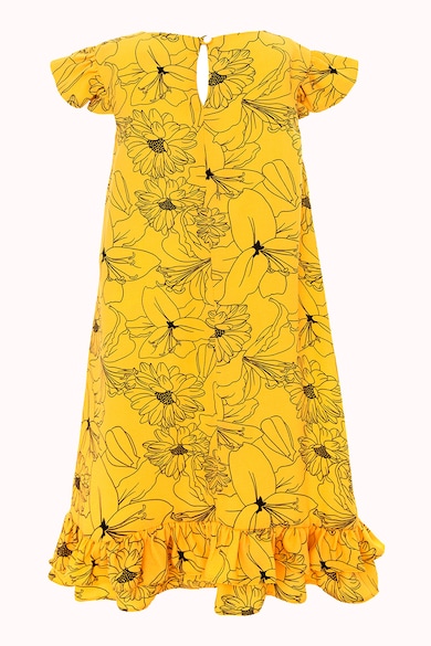 Ilona Andreoiu Bővülő fazonú virágmintás ruha Lány