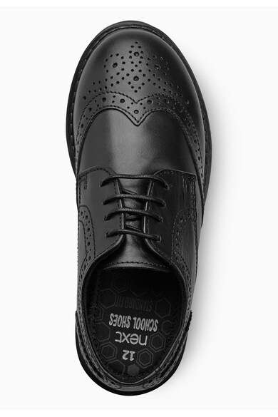 NEXT Pantofi brogue masivi negri de piele Baieti