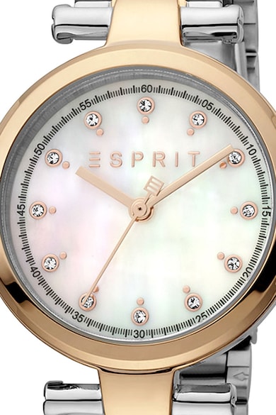 Esprit Часовник от неръждаема стомана със седефен циферблат Жени