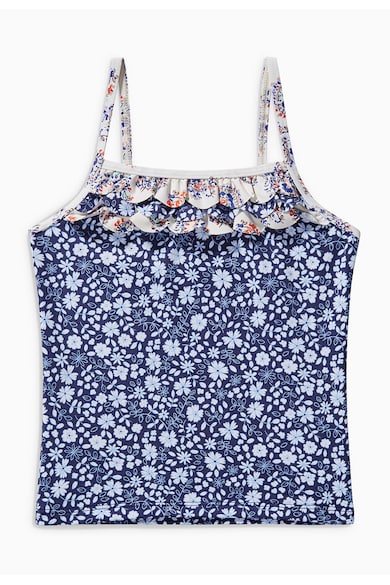 NEXT Tankini bleumarin cu alb cu imprimeu floral Fete