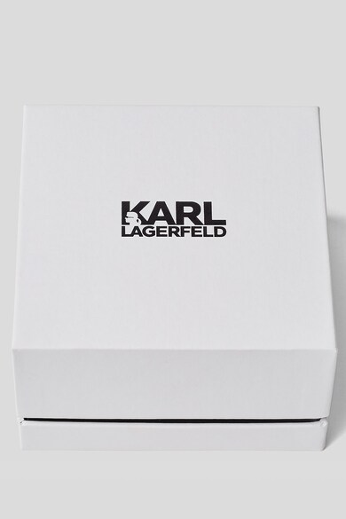 Karl Lagerfeld K/Signature karika-fülbevaló logós dizájnnal női
