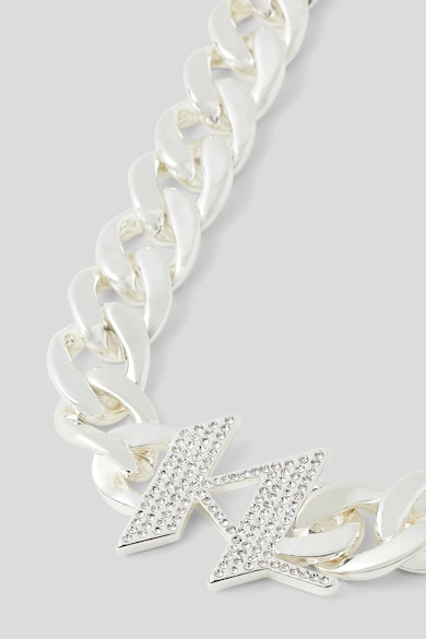 Karl Lagerfeld Láncos nyaklánc kristály rátétekkel női
