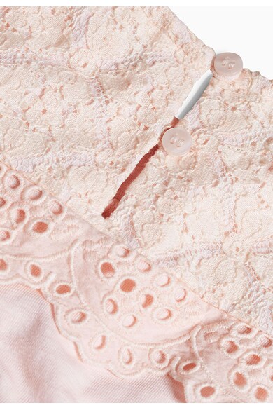 NEXT Bluza roz pal cu insertii din dantela Fete
