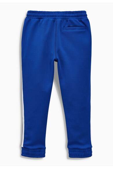 NEXT Pantaloni sport albastri cu dungi albe si bleumarin Baieti