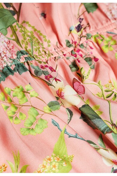NEXT Rochie roz piersica cu imprimeu flora si fauna Fete