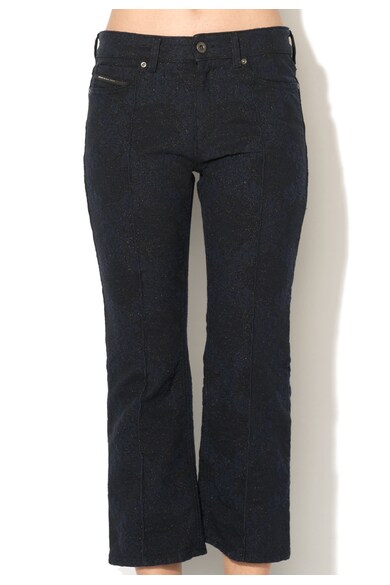 Diesel Black Gold Pantaloni albastru indigo inchis de jacquard Type-170 Femei