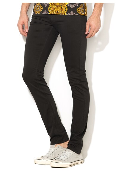 Versace Jeans Fekete Szűk Fazonú Nadrág férfi