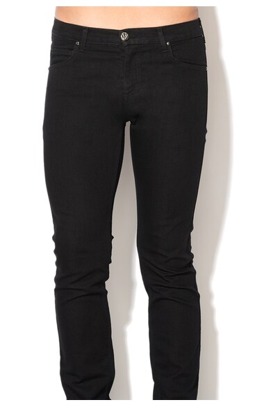 Versace Jeans Jeansi negri slim fit Barbati