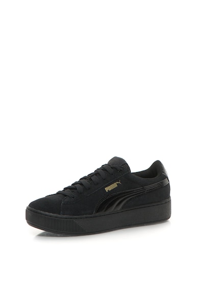 Puma Pantofi sport flatform de piele intoarsa Vikky Femei