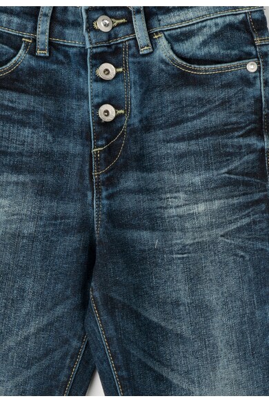 GUESS JEANS Jeansi albastru inchis cu aspect decolorat Fete