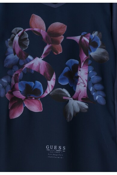 GUESS JEANS Bluza bleumarin din jerseu cu imprimeu floral Fete