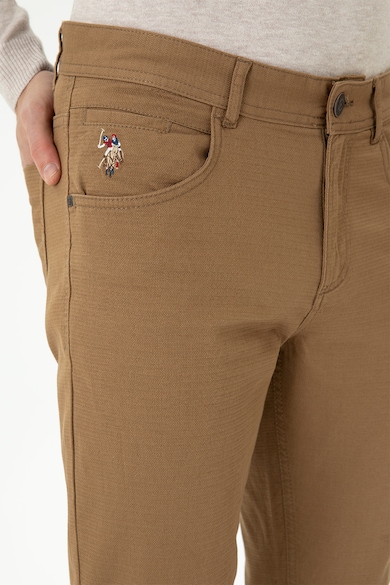 U.S. Polo Assn. Панталон по тялото с бродирано лого Мъже