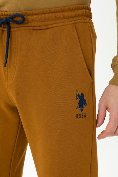 U.S. Polo Assn. Pamuttartalmú szabadidőnadrág hímzett logóval férfi
