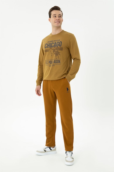 U.S. Polo Assn. Спортен панталон с памук и лого Мъже