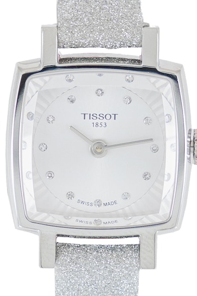 Tissot Часовник с 12 диаманта на циферблата и сменяеми каишки Жени