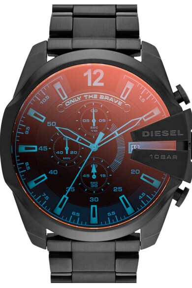 Diesel Черен часовник с хронограф Мъже