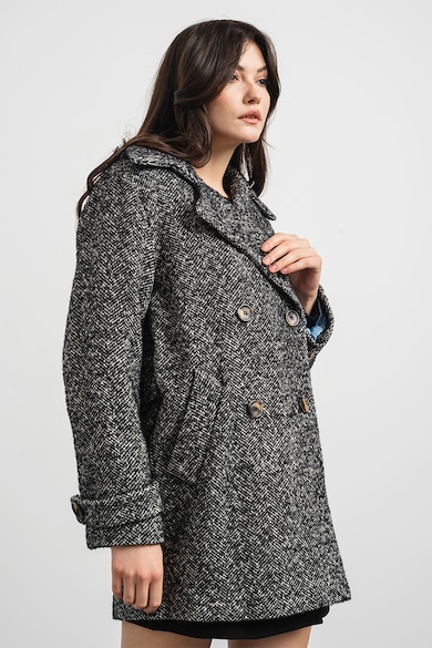 Stefanel Dupla gombsoros gyapjútartalmú kabát női