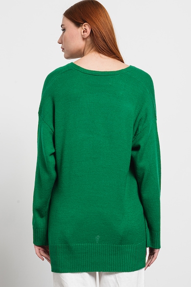 United Colors of Benetton Пуловер с вълна с цепки встрани Жени