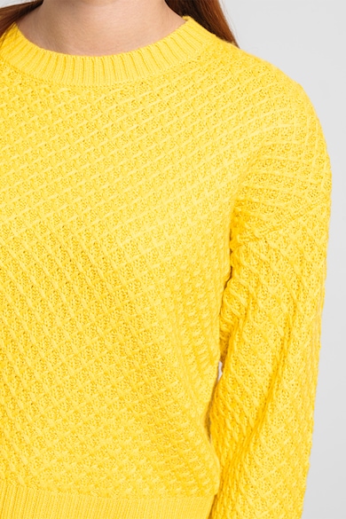 United Colors of Benetton Texturált gyapjútartalmú pulóver női