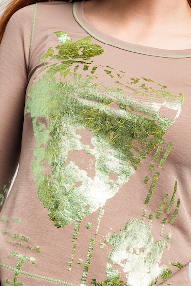 Diesel Bluza cu imprimeu metalizat Ballersi Femei