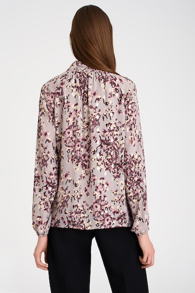 GreenPoint Флорална блуза с панделка на яката Жени