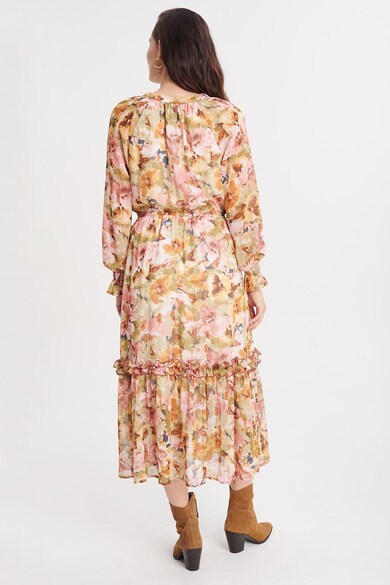 GreenPoint Bővülő fazonú virágmintás ruha női