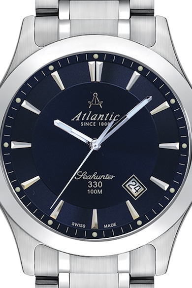 Atlantic Аналогов часовник с метална верижка Мъже