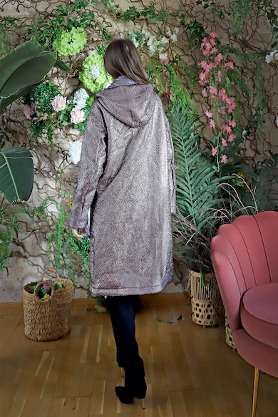 MIAU by Clara Rotescu Perugia cipzáros hosszú télikabát női