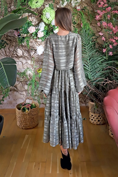 MIAU by Clara Rotescu Imola selyemtartalmú rétegzett ruha női