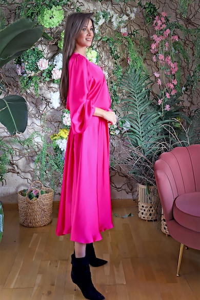 MIAU by Clara Rotescu Avellino lágy esésű selyemtartalmú ruha női