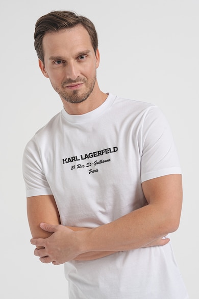 Karl Lagerfeld Póló logóval a mellrészén férfi