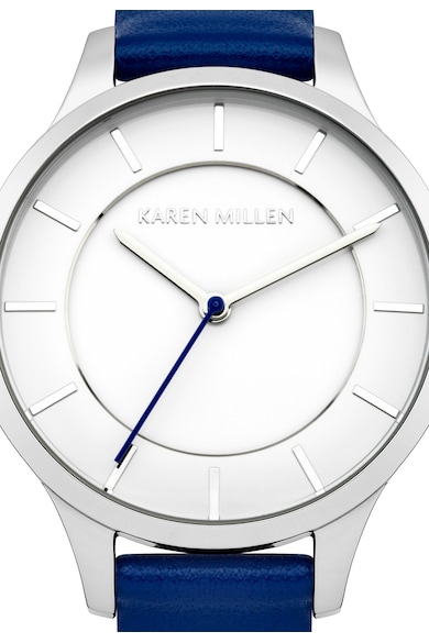 Karen Millen Кварцов часовник с кожена каишка Жени