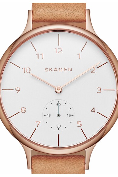 Skagen Ceas cu o curea de piele Femei