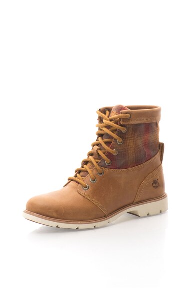 Timberland Ghete de piele cu insertie in carouri Femei