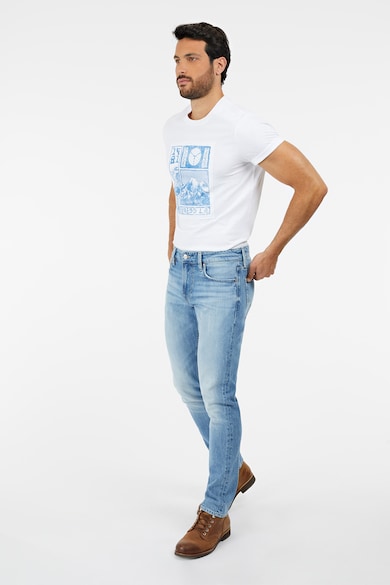 GUESS Mosott hatású slim fit farmernadrág férfi