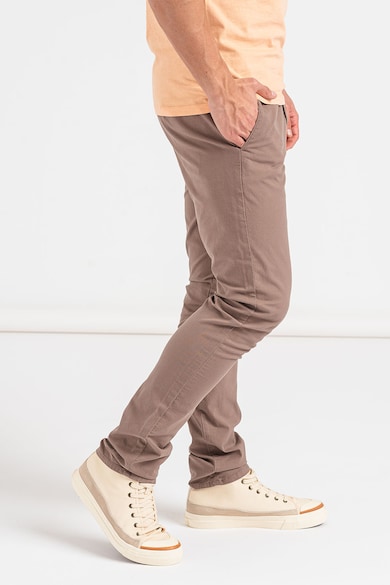 GUESS Pantaloni chino cu talie medie Barbati