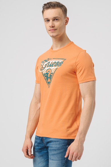 GUESS Шамучна тениска с лого Мъже
