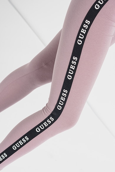 GUESS Sportleggings kontrasztos logós oldalcsíkokkal női