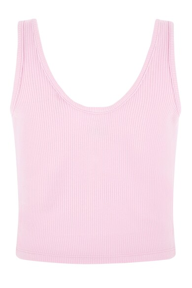 GUESS Top crop cu striatii, pentru fitness Femei