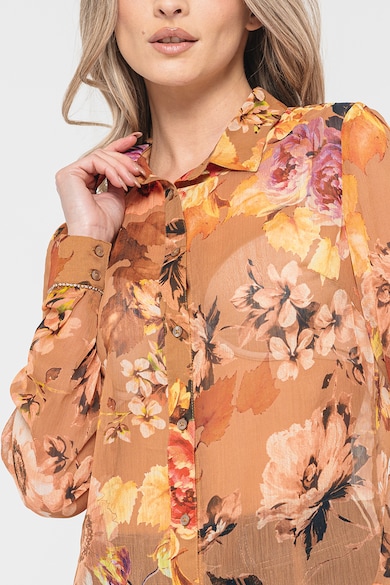 GUESS Camasa semitransparenta cu model floral Femei
