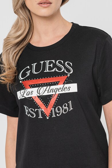 GUESS Tricou lejer cu imprimeu logo Femei