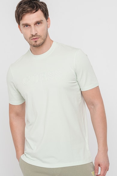 GUESS Фитнес тениска с релефно лого Мъже