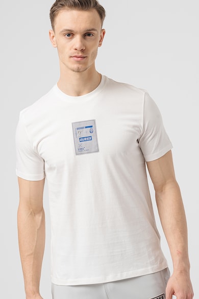 GUESS Tricou cu logo pentru fitness Barbati