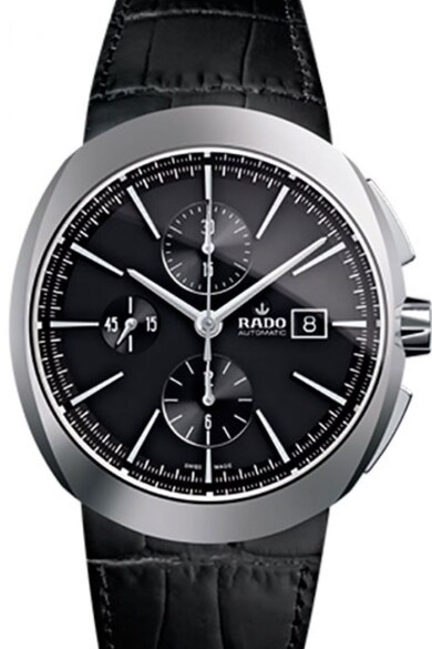 Rado Ceas cronograf automatic negru cu argintiu D-Star Barbati