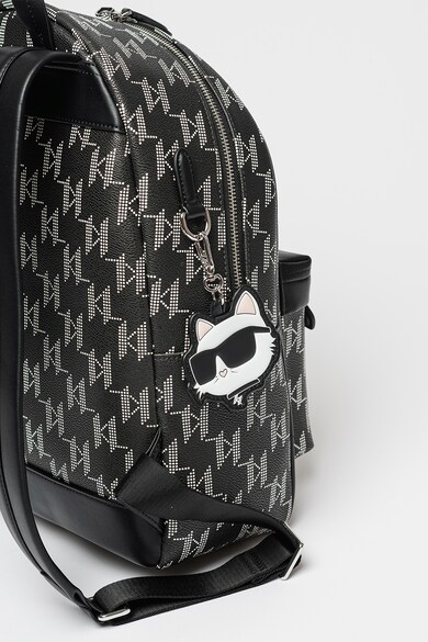 Karl Lagerfeld Ikonik logómintás műbőr hátizsák női