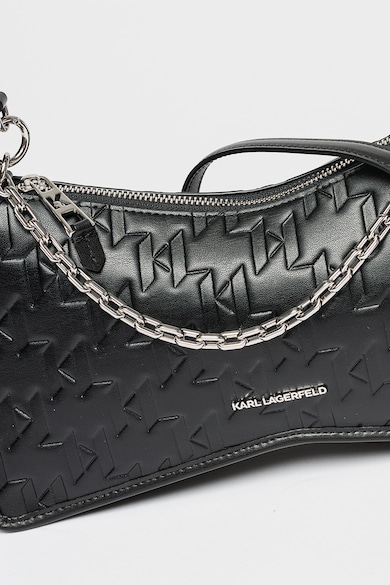 Karl Lagerfeld Seven Element keresztpántos táska dombornyomott logóval női