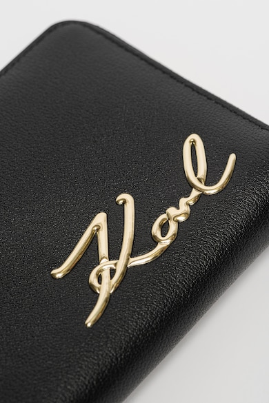 Karl Lagerfeld Signature műbőr és bőr pénztárca női